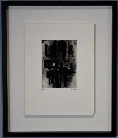 Eau-Forte Soulages - EAU FORTE IV