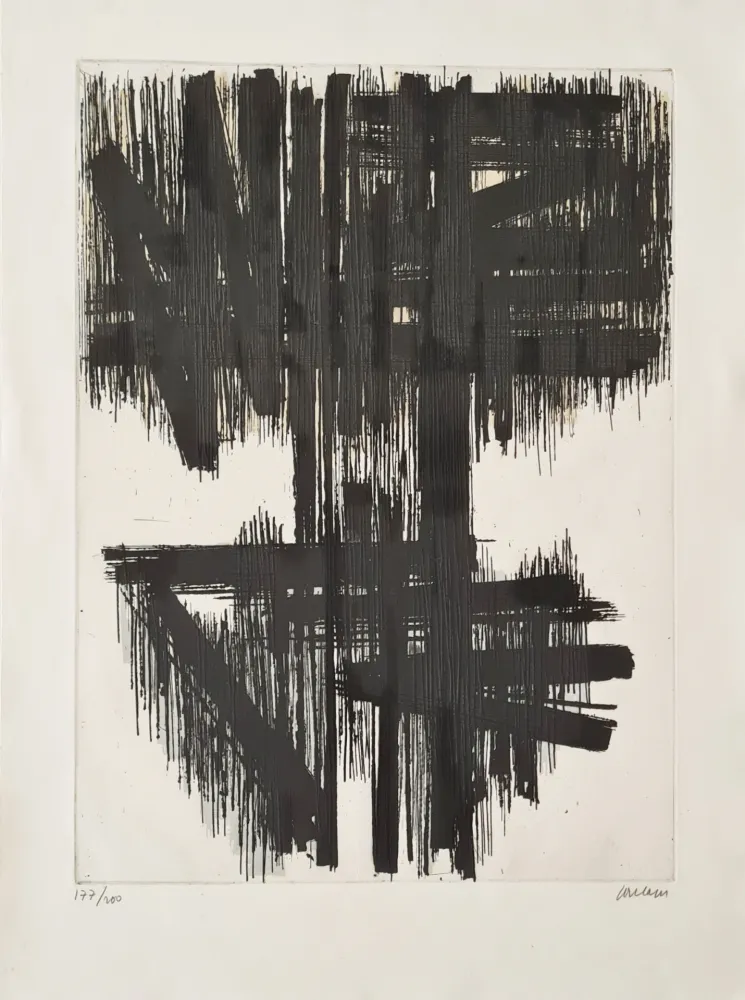 Eau-Forte Soulages - Eau-forte VI 