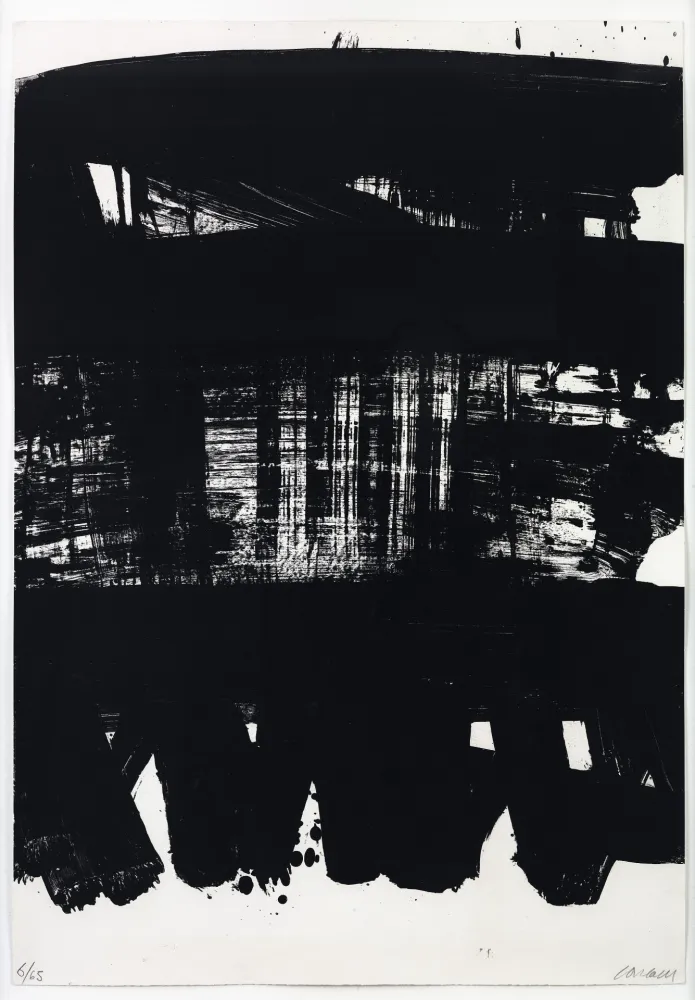 Lithographie Soulages - Lithographie 21