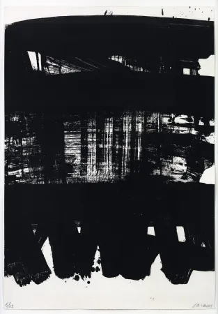 Lithographie Soulages - Lithographie 21