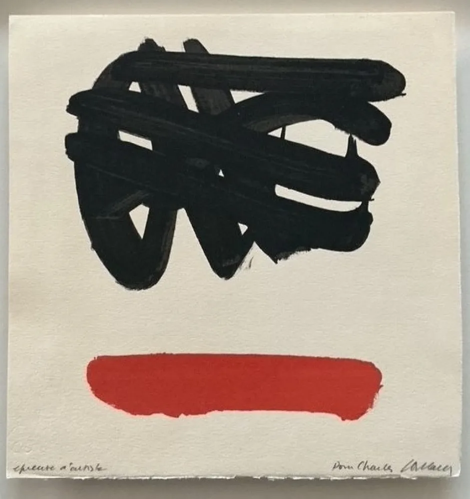 Lithographie Soulages - LITHOGRAPHIE 30