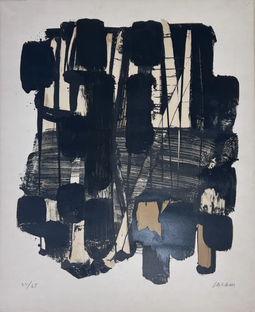 Lithographie Soulages - Lithographie n°11 