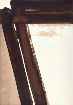 Sérigraphie Soulages - Sérigraphie n°15