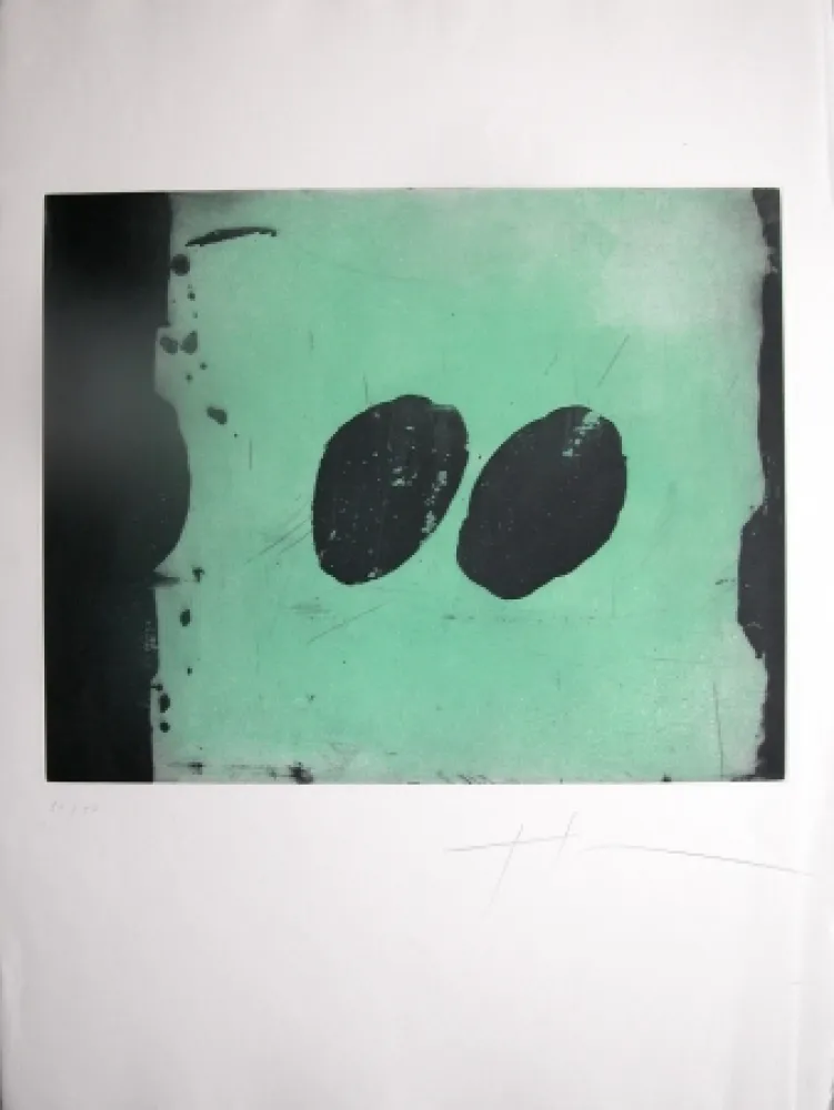 Aquatinte Soulie - TOTEM VI -gravure de TONY SOULIE