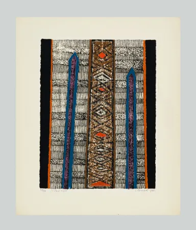 Linogravure Spacal - Spiritual negro