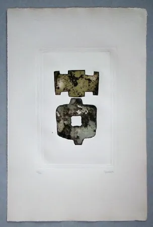 Aquatinte Springer - Composition - 1970