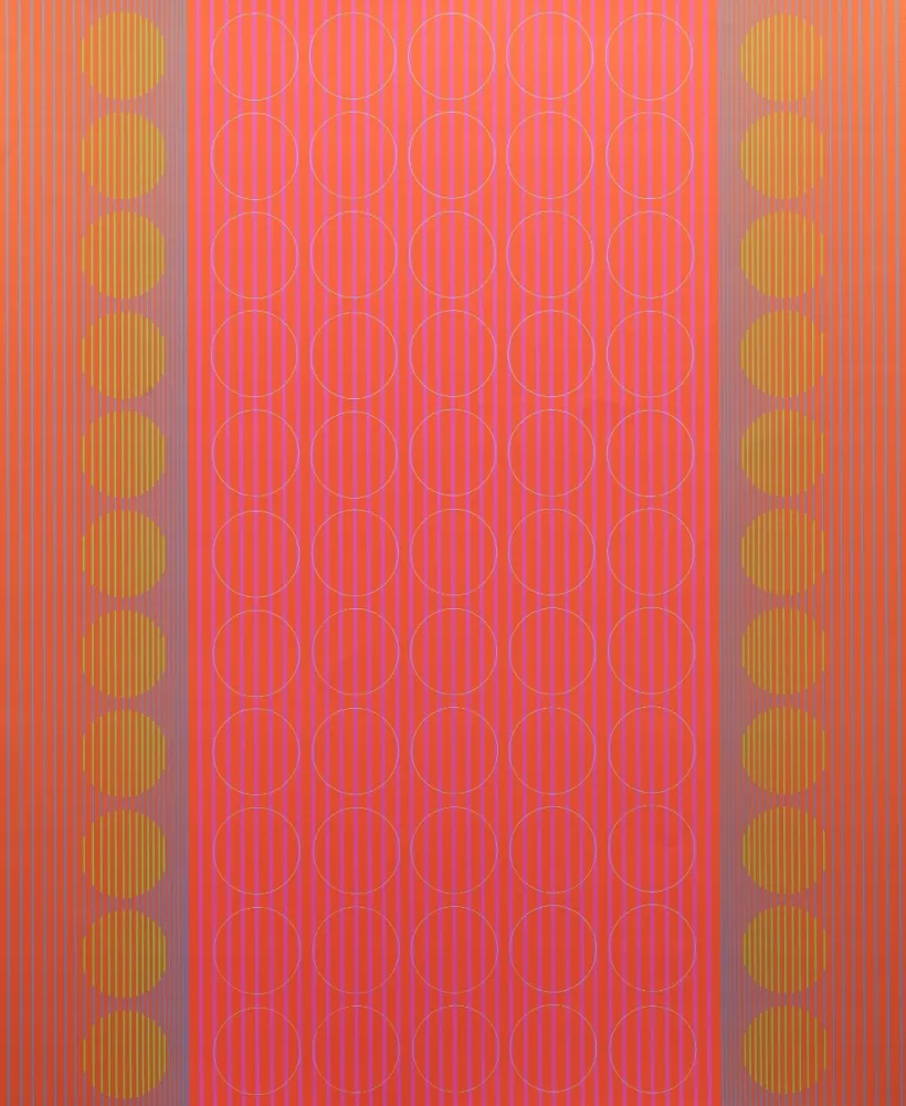 Sérigraphie Stanczak - Centered Rings, from Twelve Progressions