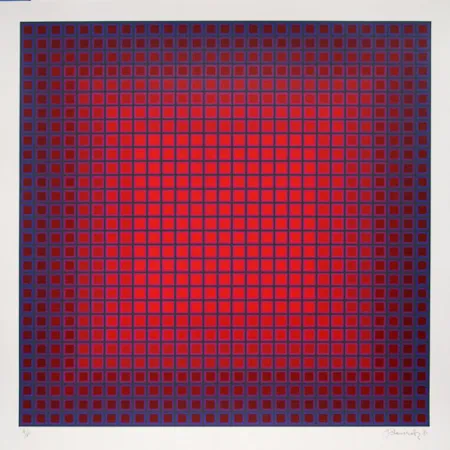 Sérigraphie Stanczak - Compounded Red