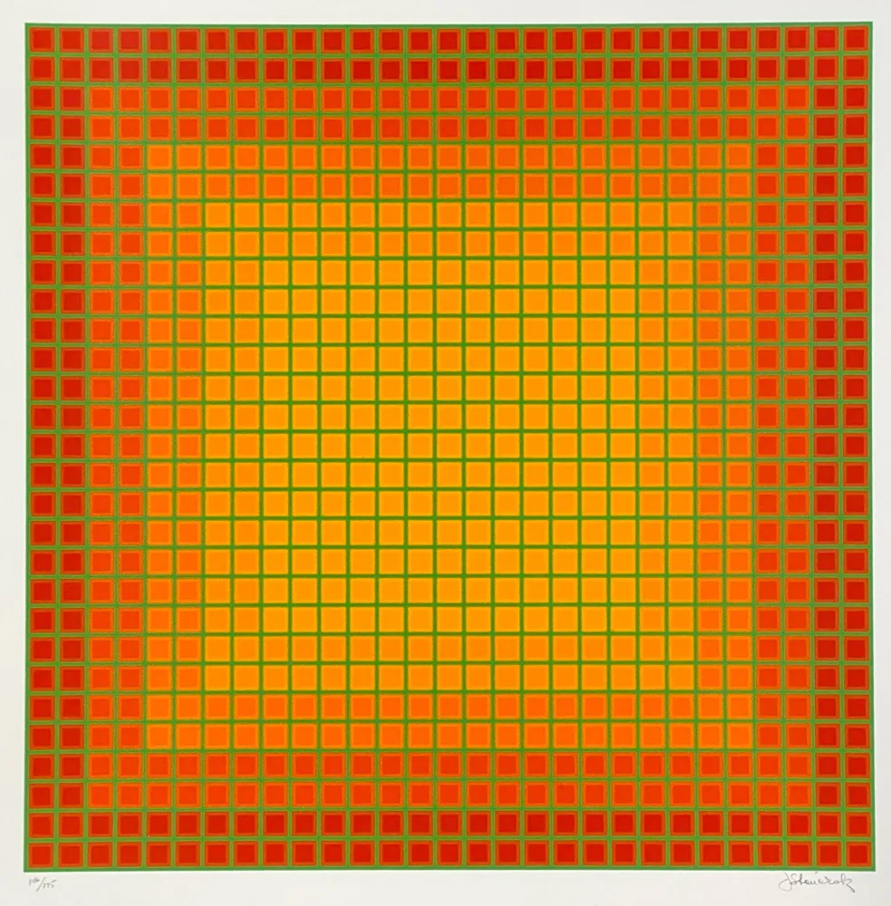 Sérigraphie Stanczak - Let It Be Orange