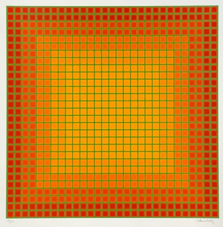 Sérigraphie Stanczak - Let It Be Orange