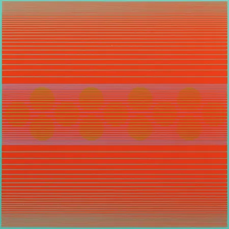 Sérigraphie Stanczak - Median with Circles, from Variants