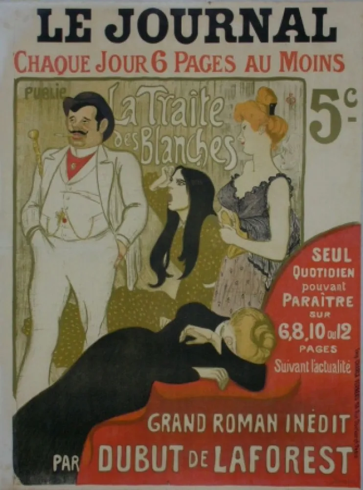 Lithographie Steinlen - Le Journal