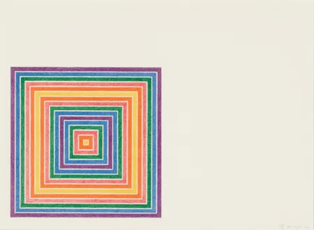 Lithographie Stella - Honduras Lottery Co (from Multicolored Squares)