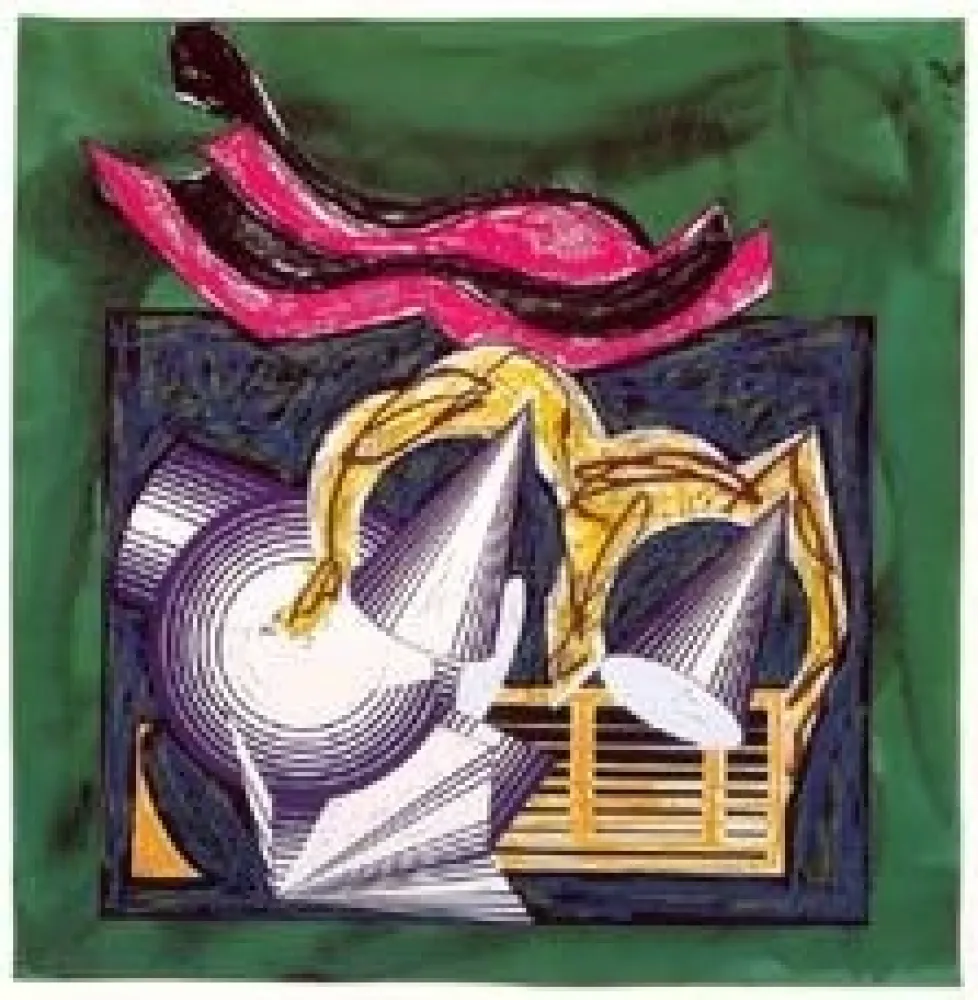 Sérigraphie Stella -  ONE SMALL GOAT PAPA BOUGHT FOR TWO ZUZIM