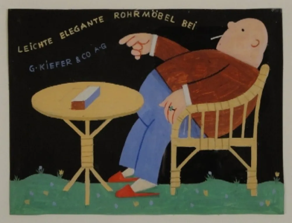 Monotype Stöcklin - LEICHTE ELEGANTE ROHRMÖBEL BEI G.KIEFER & CO. A.G