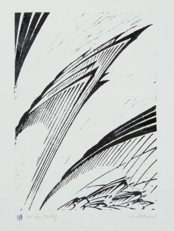 Linogravure Strohmeyer - Chilehaus (