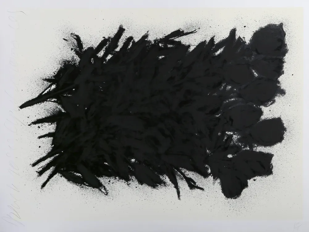 Sérigraphie Sultan - Black Roses