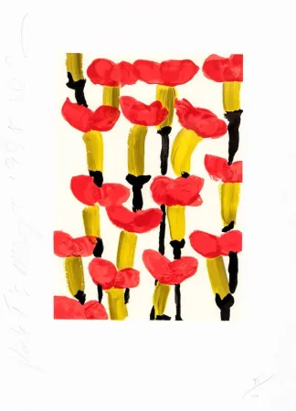 Sérigraphie Sultan - Red Bells