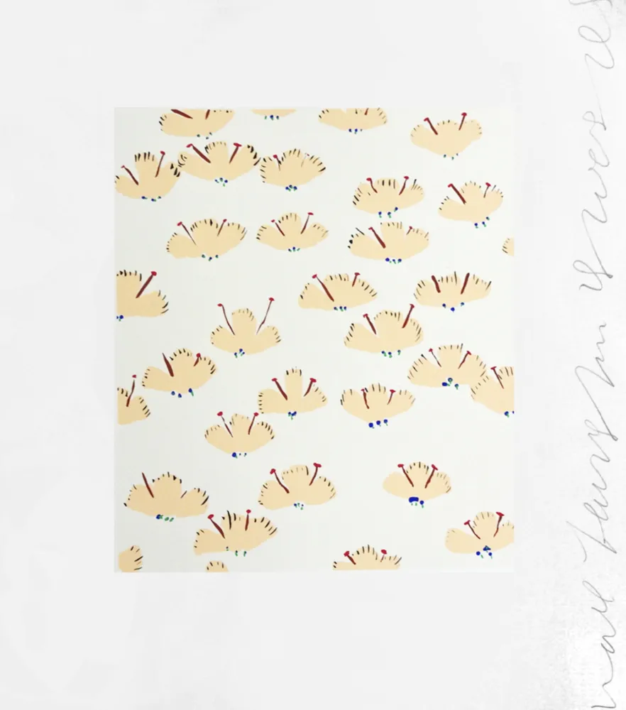 Sérigraphie Sultan - Wall Flower 20