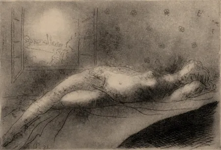 Gravure Sur Bois Survage - Composition surréaliste (A), 1933