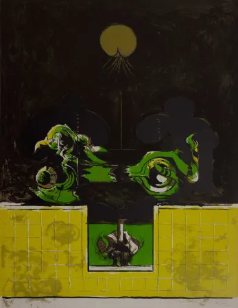 Lithographie Sutherland - La brèche