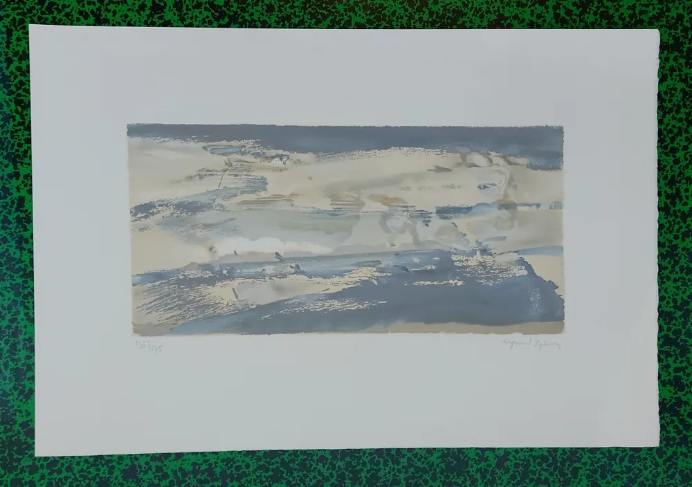 Lithographie Szenes - Plage du nord (1982)