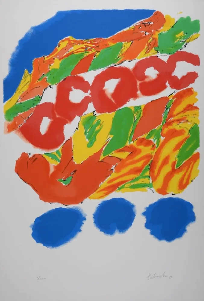 Sérigraphie Tabuchi - Composition