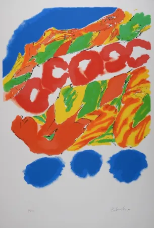 Sérigraphie Tabuchi - Composition