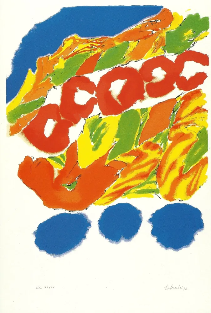 Lithographie Tabuchi - JO BARCELONE 1992