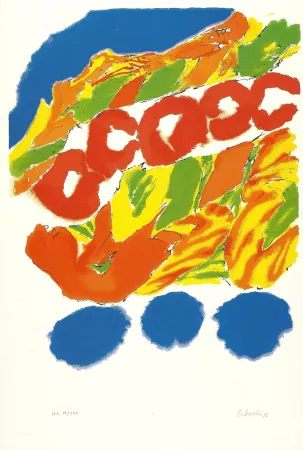 Lithographie Tabuchi - JO BARCELONE 1992