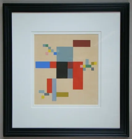 Pochoir Taeuber-Arp - Aquarelle, 1927