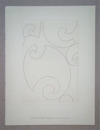 Gravure Taeuber-Arp - Coquilles, 1937