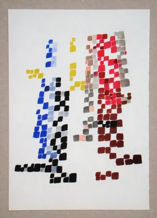 Héliogravure Taeuber-Arp - Taches quadrangulaires, 1920