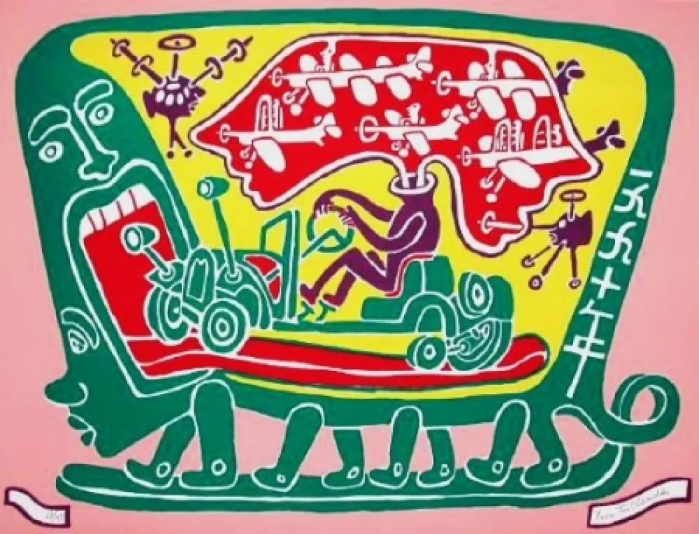 Lithographie Taillandier - Land 1