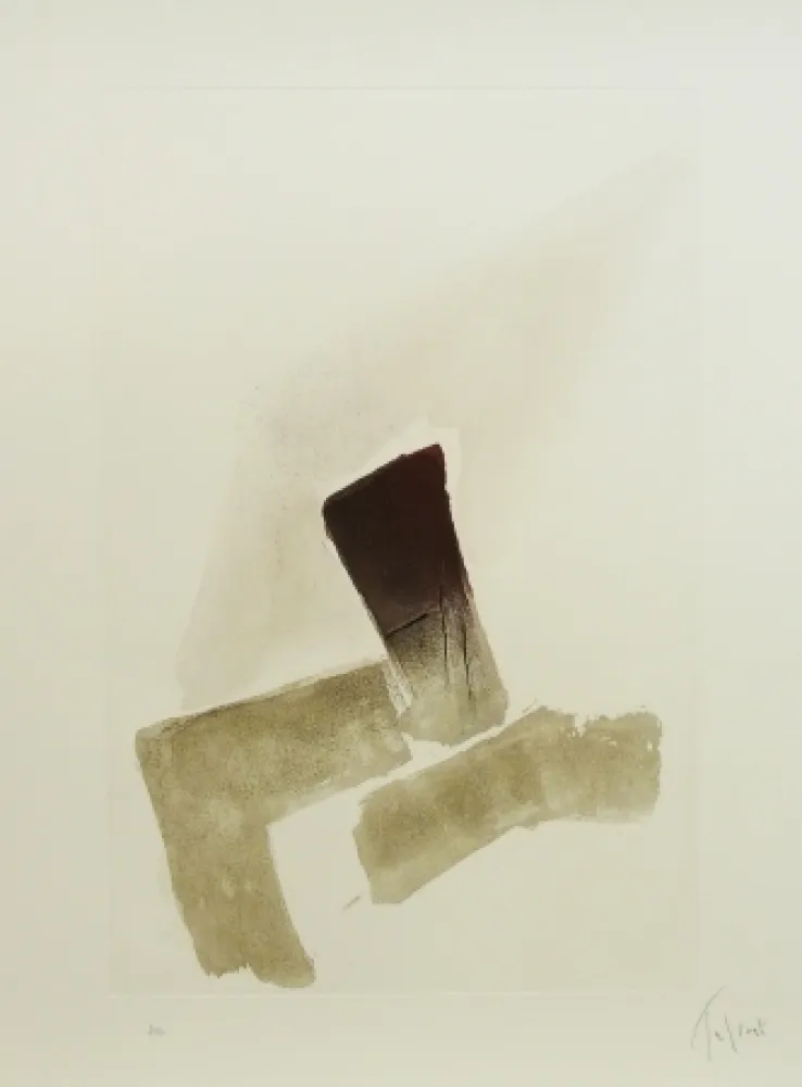 Eau-Forte Et Aquatinte Tal Coat - Telle la hache