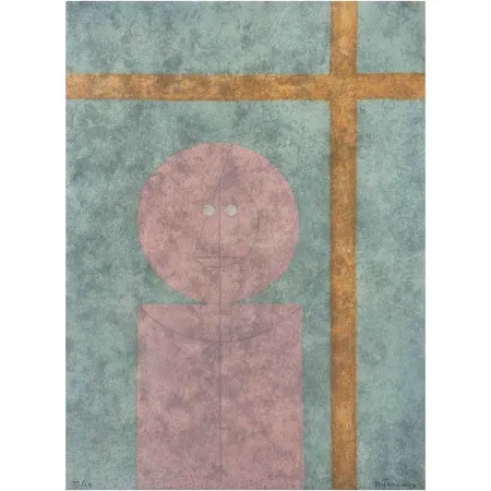 Eau-Forte Tamayo - Personaje en la ventana