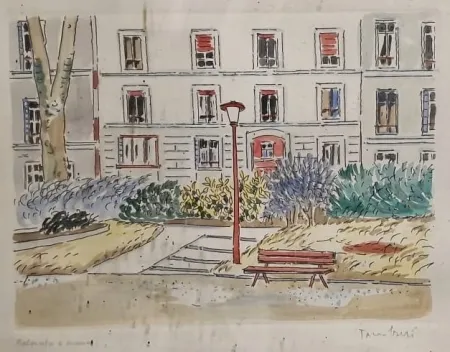 Eau-Forte Tamburi - Ai giardini