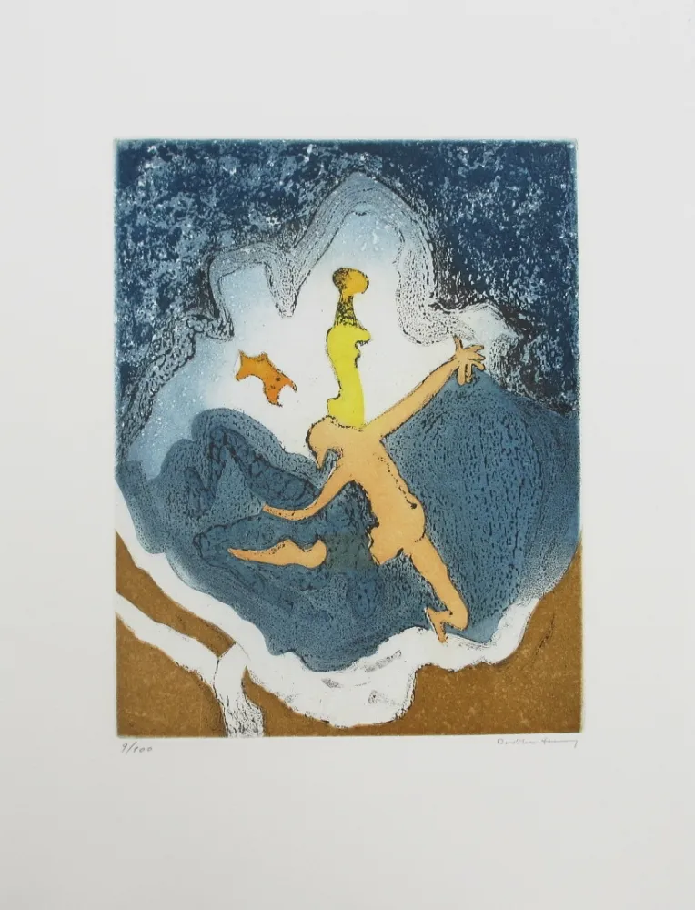 Eau-Forte Et Aquatinte Tanning - A la nage