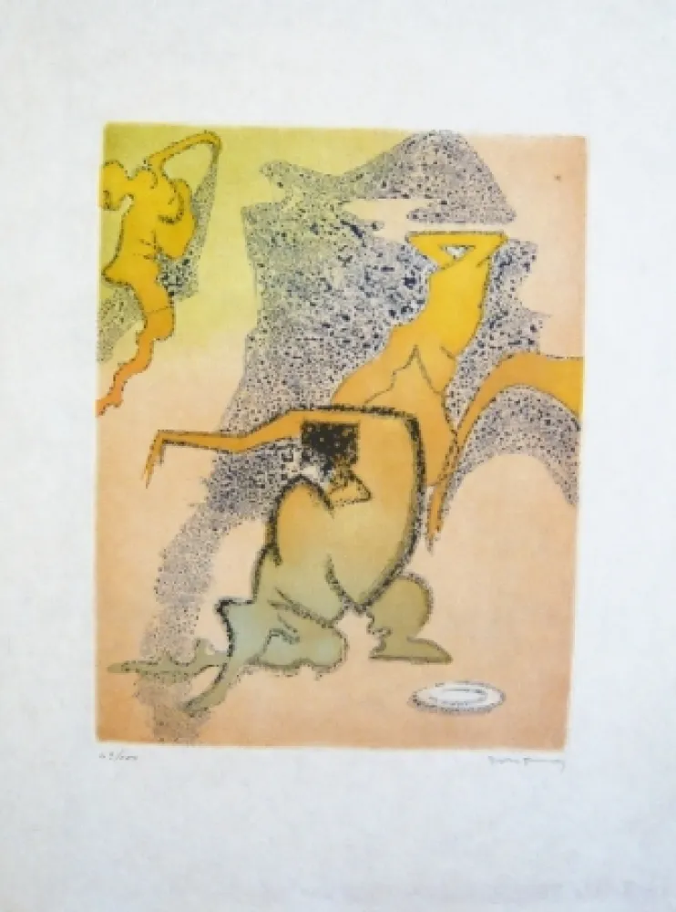 Eau-Forte Et Aquatinte Tanning - Composition 3