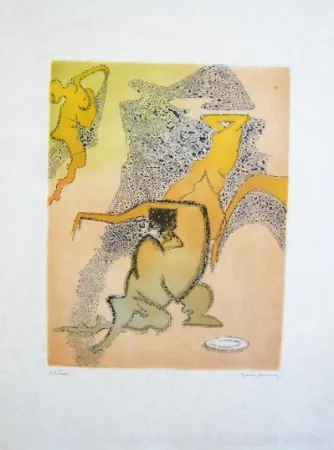 Eau-Forte Et Aquatinte Tanning - Composition 3