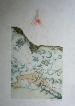 Aquatinte Tanning - Sans titre