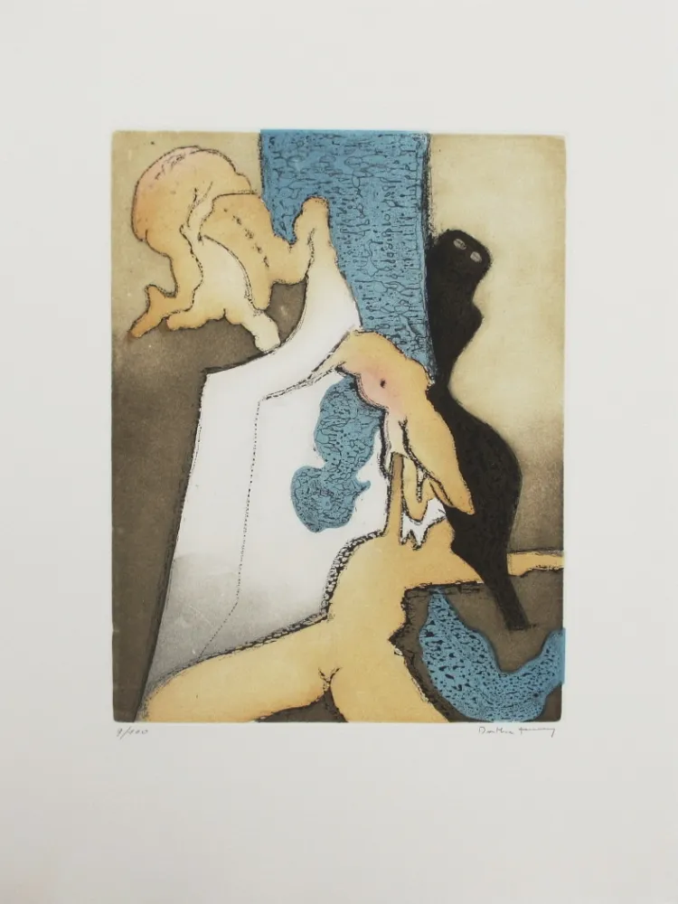 Eau-Forte Et Aquatinte Tanning - Sur le grain