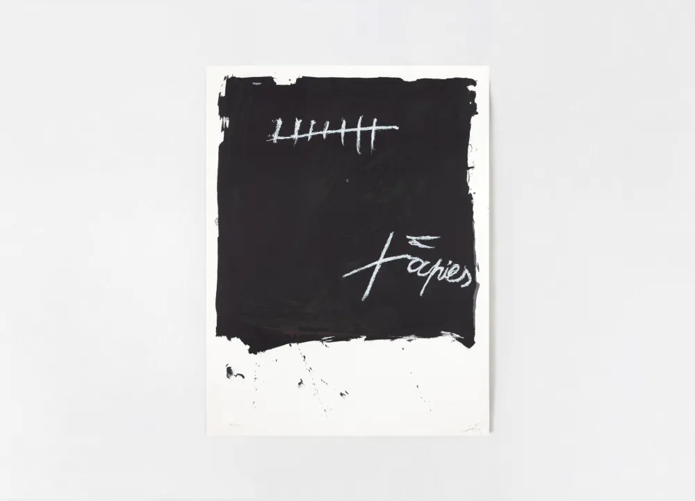 Lithographie Tàpies - AVL 110 