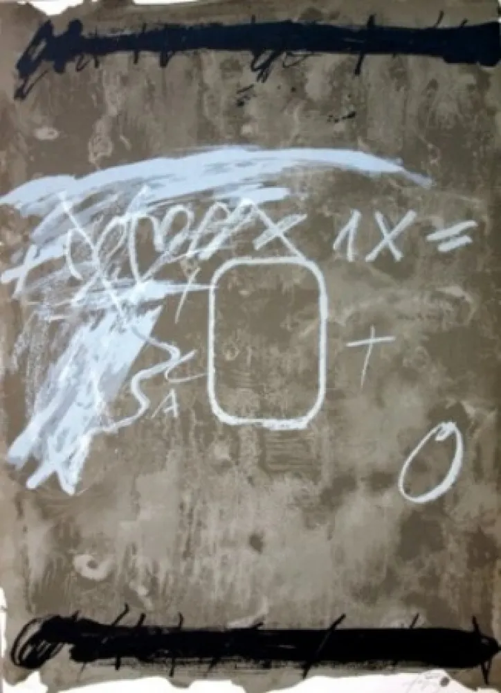 Lithographie Tàpies - Berliner-suite