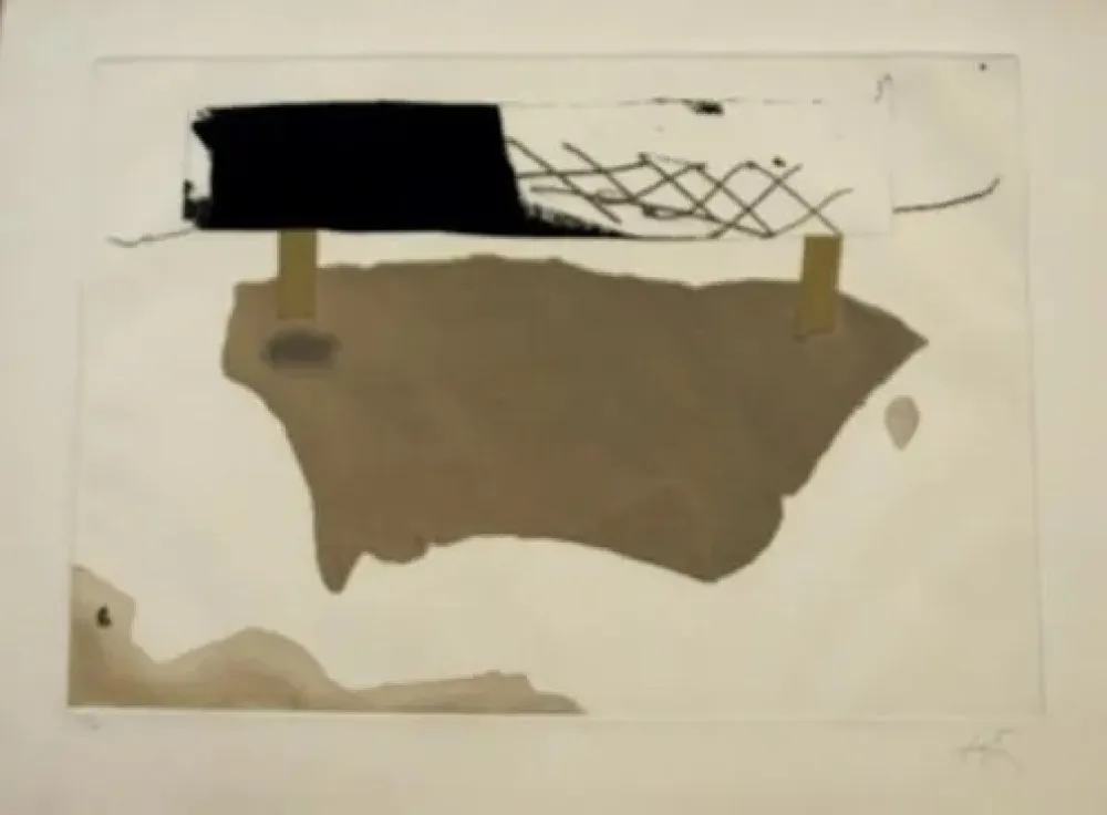 Eau-Forte Tàpies - Cartró