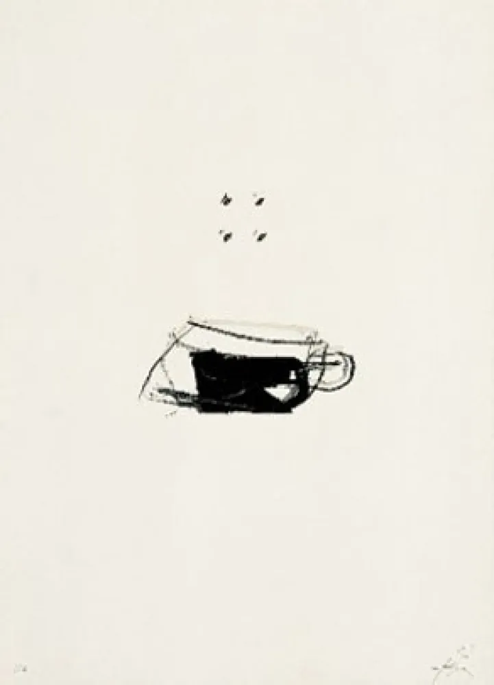 Lithographie Tàpies - Clau 10