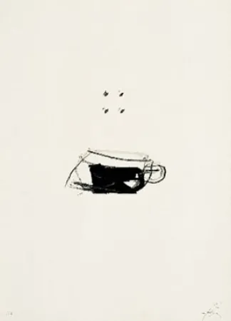 Lithographie Tàpies - Clau 10