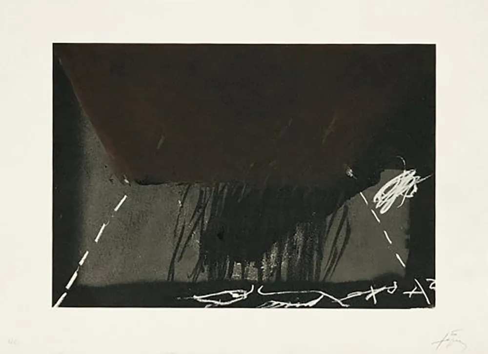 Lithographie Tàpies - Clau-12