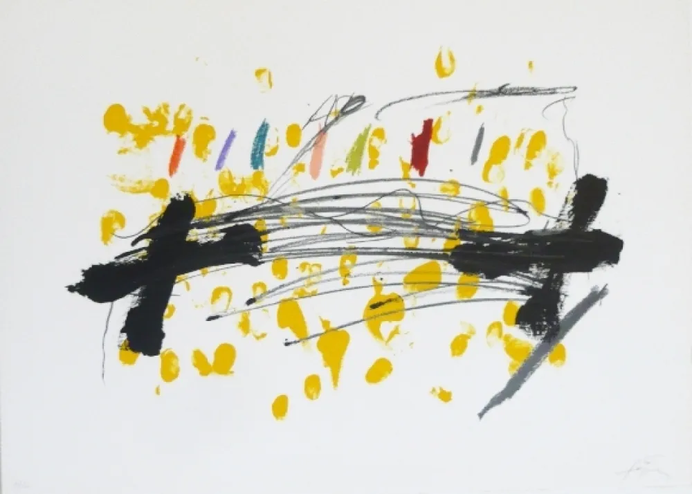 Lithographie Tàpies - CLAU 15