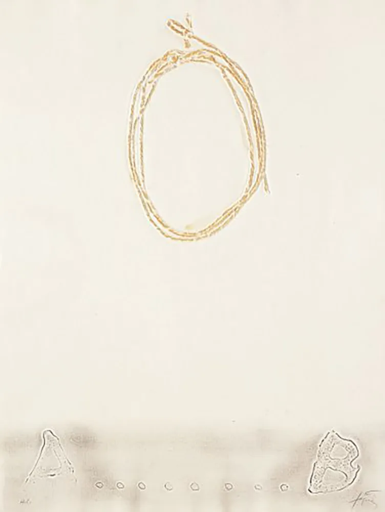 Gravure Tàpies - Cordill